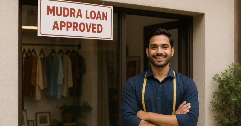Small business owner approved for PM Mudra Yojana loan up to 10 lakh in India